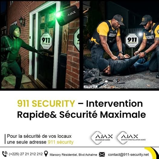 911 SECURITY agréé AJAX