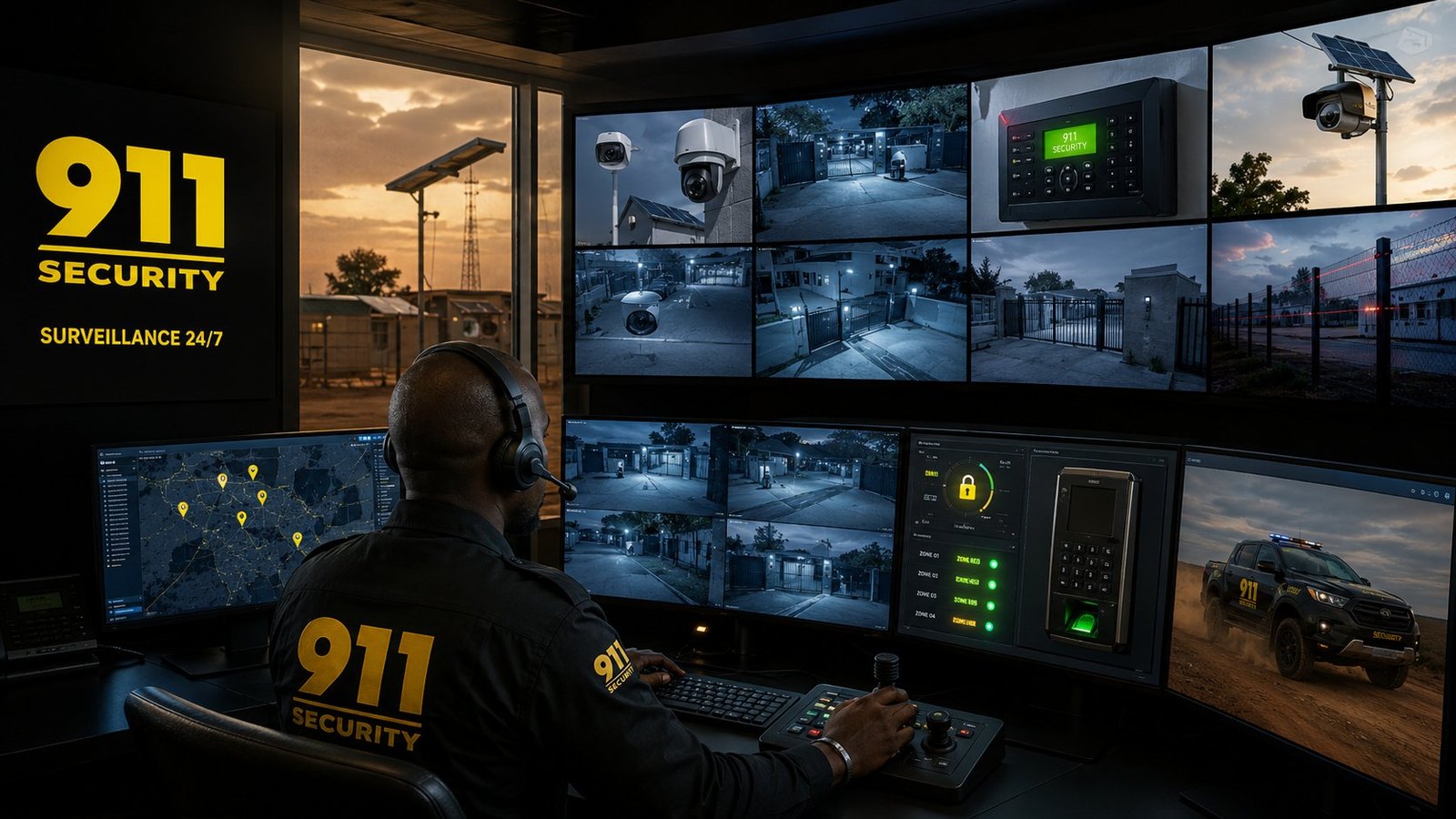 Centre de télésurveillance 911 SECURITY — exploitation des systèmes de sécurité 24/7