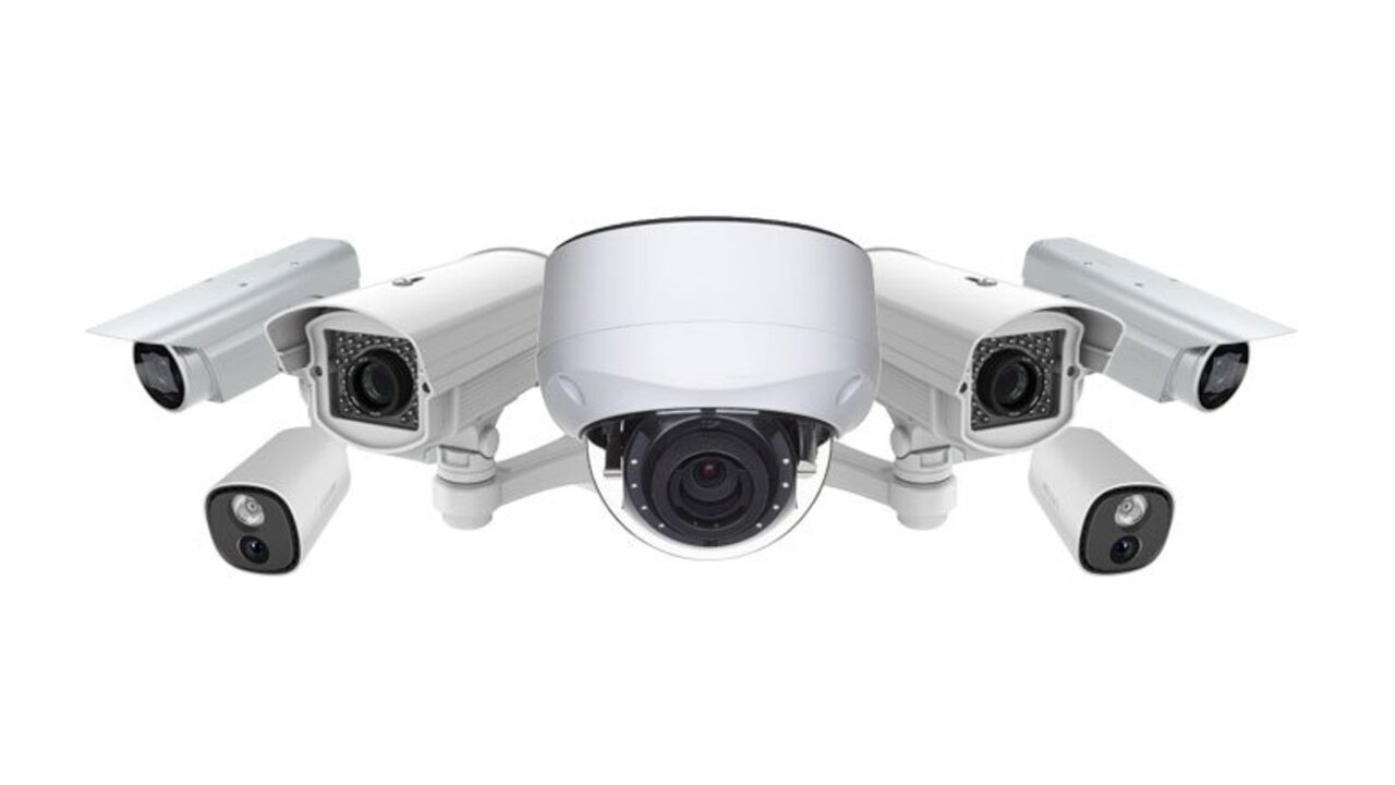 Caméras de vidéosurveillance IP, dôme et bullet
